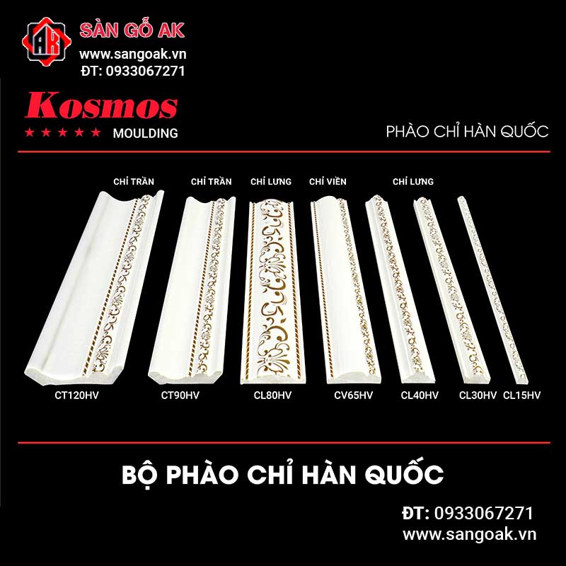 Phào chỉ trần Kosmos CT90HV